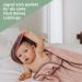 Personalized Wolimbo Hooded Towel for Baby & Children - Green & Turquoise - 140x140 cm - Custom Name & Motif - Buy Online on SooperMarket.com