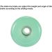Patikil Roller Skate Toe Stops 82A Rubber Brake Stoppers Green - Includes Screwdriver | Roller Skate Accessories Replacement - Buy Online on SooperMarket.com
