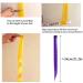 Buy Rainbow Colored Hair Extension Clips - 18 Multi-Colored Synthetic Strands for Girls & Kids - Buy Online on SooperMarket.com