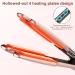 Professional Rose Gold Ceramic Hair Straightener - 4x9mm Plates Digital Temperature Control for Long Thick Hair - International Shipping Available - Buy Online on SooperMarket.com