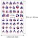minkissy American Flag Nail Art Stickers - 8 Sheets 4th of July Independence Day Nail Art Decals National Day Manicure Decals for Memorial Day Women Girls - Buy Online on SooperMarket.com