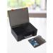 iBune Large 4 x 6 Photo Storage Box 18 Inner Photo Cases Store up to 1800 Photos Photo Organizer Cards Craft Keeper with Handle for Photo Puzzles Cards Seed Packets Black - Buy Online on SooperMarket.com
