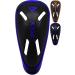 RDX Groin Cup for Muay Thai, MMA, Boxing and Training, Ventilated Protector Shield Support for Kickboxing, Martial Arts, Taekwondo, BJJ, Karate, Fighting, BJJ, Krav MAGA and Sparring Blue Standard