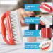 Nail Clean Brush Set - Double Sided Finger Cleaning Brushes (3 Pcs) | Strong Bristles, Ergonomic Handle | Ideal for Fingernails & Toenails - Buy Online on SooperMarket.com