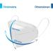 Buy Virshields FFP2 Mundsprung Mask - 94% PFE 99.99% VFE 5-Layer Face Mask Made in EU 20 Pack - Color Options Available for Optimal Breathing Protection - Buy Online on SooperMarket.com