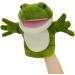 Lilizzhoumax Simulation Frog Hand Puppet Plush Toy - Cute Stuffed Animal for Role-Playing and Early Education - Interactive Kids Gift - Buy Online on SooperMarket.com