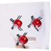 3pcs Nail Art With Rhinestones Organza Bowknot Fingernail Decoration For Salon Home Use Nail Accessories Kit - Buy Online on SooperMarket.com