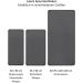 Laleni 2 Set Fertilizer Sheet - OEKO-TEX Certified 100% Cotton Clamping Cloth Jersey Baby - Breathable Anthracite Oval 38x77 cm 135 g/m - International Shipping Available - Buy Online on SooperMarket.com