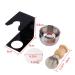 Classic Shaving Set for Men | Black Razor Holder Nylon Brush & Stainless Steel Bowl | Double-Sided Safety Razor | Luxury Grooming Kit - Buy Online on SooperMarket.com