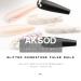 Aksod Glossy Ombre Extra Long Marble Press on Nails - Black Crystal 3D Bling Square Coffin Fake Nails - Full Coverage Acrylic Ballerina False Nails - Perfect for Parties - Women and Girls (Black Crystal) - Buy Online on SooperMarket.com