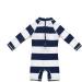 BONVERANO Baby Boys Swimsuit UPF 50+ Sun Protection Navy Stripe 2-3 Years - Buy Online on SooperMarket.com
