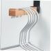 CIYODO Door Hook Closet Hooks for Wall Vinyl Siding Hooks Cement Over Door Towel Rack Solid Wood Towel Hook 17.5X16CM Black - Buy Online on SooperMarket.com
