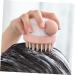 Beavorty 2pcs Massage Shampoo Brush - Silicone Scalp Scrubber & Body Exfoliator - Buy Online on SooperMarket.com