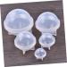 STOBOK 2pcs Silicone Molds for Resin Casting Ice Mold Mini Round Mold Coaster Molds Lamp Shades Silicone Jewelry Mold Epoxy Sphere Mold Resin Casting Molds Resin Mold Manual Ball White 4CM - Buy Online on SooperMarket.com