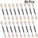 Healeved 50pcs Brush Eyeshadow Eye Makeup Make up for Face Eyeshadow Brush Kit 8x1cm Pink - Buy Online on SooperMarket.com
