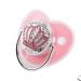 Bling Baby Pacifier - Rhinestone Crown | Ultra Soft Silicone Infant Dummy (Size M Pink) | Safe & Stylish for Your Baby - Buy Online on SooperMarket.com