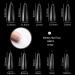 Stiletto Clear Nail Tips 500PCS Full Cover Acrylic Nails with Case for Nails Salon - Buy Online on SooperMarket.com