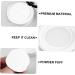 NOLITOY Make Up Mirrors 2pcs Box Loose Box 5g Case Bottle Bulk Travel Plastic Stand Black 7.5x7.5cm - Buy Online on SooperMarket.com