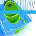 2Pcs Bird Parrot Cuttlebone Holder Set with Perch Stand Universal Bird Feeding Racks Cuttlefish Bone with Holder for Bird Food Supplies Vegetable Fruit Container green - Buy Online on SooperMarket.com