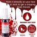 Go Ho 1oz Fake Blood Spray for Halloween Costume Makeup | Washable Eye Blood Drops, Blood Splatter for Clothes | Zombie, Vampire, Monster Cosplay - Buy Online on SooperMarket.com