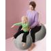 Gray LuiYninhuoJin Exercise Ball Chair Cover - 75CM | Yoga & Stability Ball for Pregnancy, Labor, Pilates | Office, Dorm & Home Use (Ball Not Included) - Buy Online on SooperMarket.com