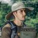 Cooltto Wide Brim Sun Hat - Waterproof Breathable for Fishing, Hiking, Camping | Army Green - Buy Online on SooperMarket.com