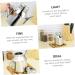 OUNONA 2pcs Sauce Pot Metal Oil Cruet Oil Pouring Bottle Mini Locker Oil Spout Oil Dispenser Bottle Metal Oil Bottle Pourer Vinegar Dispensing Cruets Condiment Liquid Kitchen Supplies 16X13X9.5CMx2pcs Silverx2pcs - Buy Online on SooperMarket.com