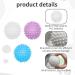 6 Pieces Tumble Dryer Balls Silicone Laundry Balls Anti-Tangle Reusable Washing Machine Balls for Home Washing Machine Quick Drying - Buy Online on SooperMarket.com