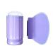 Nail art stickers for women party decoration nail stamp removable works of art with scrapers silicone seal nail stamp pressure tips tool for manicure-violet