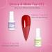 Saviland 5*15ml Dip Powder Liquid Set - Glossy & Matte 9Pcs Nail Dip Kit with Base & Top Coat - Valentine's Day Gift for Women - Home DIY Salon Manicure Tools - Buy Online on SooperMarket.com