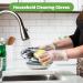 100 Pack Medium Clear Powder-Free Vinyl Disposable Gloves - Ideal for Food Service and Hygiene Protection - Buy Online on SooperMarket.com