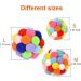 Cat Toy Balls with Bell - Colorful Soft Fuzzy Balls for Indoor Cats and Kittens - Interactive Chewing Toys - 3 Pack - Buy Online on SooperMarket.com