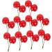 ABOOFAN 20 Pcs Artificial Cherry Artificial Foods Photo Props Fake Cherry Model Display Fruit Models Realistic Fruits Cherry Play Kitchen Fruit Toy Child Plastic Top Hat Kitchen Cabinet - Buy Online on SooperMarket.com