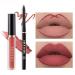 KIMIEYE 6Pcs Lip Liner + Matte Liquid Lipstick Set - Long Lasting, Waterproof, High Pigmented Makeup Gift Set for Women - Buy Online on SooperMarket.com