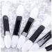 CIMAXIC 100pcs ladies suits EyeShadow Sponge Applicator eyeshadow brush kit Smudge brush Oval travel Patcher M White - Buy Online on SooperMarket.com