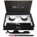 Luxillia Magnetic Lashes with Eyeliner Most Natural Looking Magnetic Eyelashes Kit with Applicator Best 8D and 3D Look Reusable Fake Eye Lash No Glue Strongest Waterproof Liquid Liner (FLIRTY)