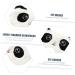 Angoily Plush Silk Eye Mask Set - 2pcs Cartoon Blindfolds for Sleep & Travel Comfortable Satin Eye Cover for Adults - Black & White - Buy Online on SooperMarket.com