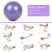 Lixada 5Pcs Yoga Equipment Set with Yoga Ball, Blocks, Stretching Strap for Exercise - Purple - Buy Online on SooperMarket.com