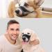 Adjustable Nylon Dog Muzzle for Small & Medium Dogs | Breathable Quick-Fit Design | Prevent Chewing & Barking - Black - Buy Online on SooperMarket.com