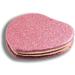 X Hot Popcorn 4Pcs Mini Heart-Shaped Makeup Mirrors Set - Double-Sided Compact Travel Cosmetic Mirror for Girls Gift - Buy Online on SooperMarket.com