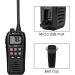 Retevis RA26 Marine Radio | Handheld Floating Boat Radio IP67 Submersible | Backlit LCD Display | NOAA Weather | Portable & Waterproof - Buy Online on SooperMarket.com