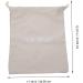 WOONEKY Hair Dryer Storage Bag Canvas Hair Dryer Organizer Bags for Travel Curling Iron Fabric Miss Modeling 33x30cm Light Grey - Buy Online on SooperMarket.com