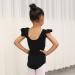 HIPPOSEUS Girls Long & Short Sleeve Leotard for Gymnastics, Dance, Ballet - Black, Size 8-9 Years - Buy Online on SooperMarket.com