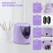 Electric Pencil Sharpener - AZLNRMU Cute Design Pencil Sharpener with Pencil Saver Suitable for Colored Pencils(6-8.5mm)  Blade to Fast Sharpen  Gift for Students/Primary School/Office (Purple) - Buy Online on SooperMarket.com