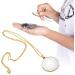 Magnifier Pendant Necklace 5X Monocle for Eye Costume Mini Magnify Glass Reeding Decorative Necklace for Library Reading Jewelry Crafts Needlework (gold) - Buy Online on SooperMarket.com