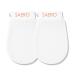 SAERO Korean Deep Exfoliating Mitt (2 Piece) Shower Glove to Exfoliate Dry, Dead Skin, Natural Plant-Based Spa Treatment for Full Body Spray Tan Removal, Keratosis Pilaris & Razor Bumps