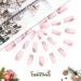 Vatocu Christmas Short Red Press on False Nails - Snowflake & Snowman Design (24pcs) - Buy Online on SooperMarket.com