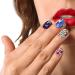 JERCLITY 4th of July Nail Wraps - Patriotic American Flag Nail Strips with Nail File - Buy Online on SooperMarket.com