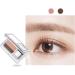 Eyeshadow Waterproof Two-Color Lazy Eyeshadow Double Colors Glitter Eyeshadow Waterproof Long Lasting for Beginner Pearl Camel Assorted Color - Buy Online on SooperMarket.com