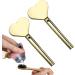 Toothpaste Key Squeezer - Tube Squeezer Key | Tube Key | Toothpaste Squeezer | Stainless Steel Toothpaste Roller | Manual Toothpaste Squeezer | Metal Tube Squeezer Key for Save Toothpaste Gold - Buy Online on SooperMarket.com